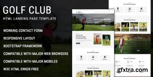 ThemeForest - Golf Club v1.0 - Multipurpose Responsive HTML Landing Page Template - 27024162