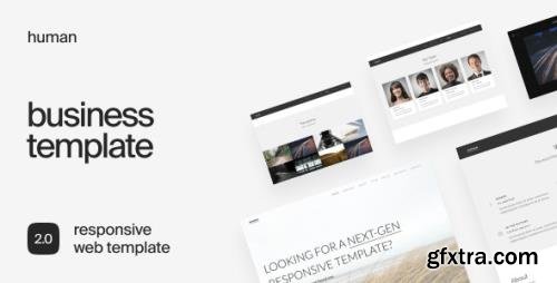 ThemeForest - Human v1.1 - Responsive HTML5 Business Template - 8373617