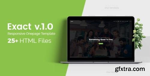 ThemeForest - Exact v1.0 - Multipurpose Responsive Onepage Template (Update: 22 September 17) - 20376032