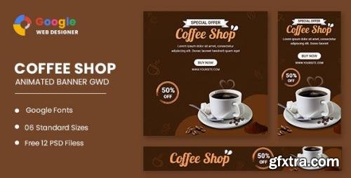 CodeCanyon - Coffee Shop Animated Banner Google Web Designer v1.0 - 33184374