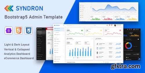 CodeCanyon - Syndron v1.0 - Bootstrap5 Admin Template (Update: 26 May 21) - 30674582