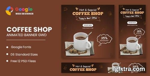 CodeCanyon - Coffee Shop Animated Banner Google Web Designer v1.0 - 33168871