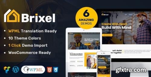 ThemeForest - Brixel v2.0.2 - Building Construction WordPress Theme - 21640271