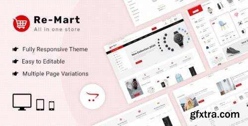 ThemeForest - Remart v2.0.0 - Multipurpose MarketPlace Opencart 3 Theme - 25363608