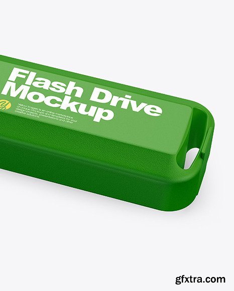 Textured USB Flash Drive Mockup 86504