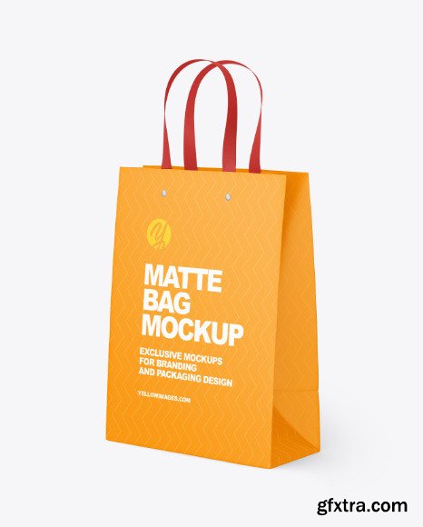 Matte Paper Bag Mockup 86559