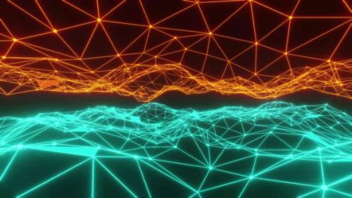 Videohive - Dancing Of The DNA Neon Equalizer Vj Loop 4K - 33216045 - 33216045