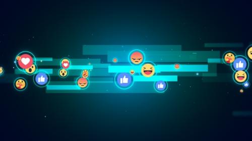 Videohive - Facebook Reaction Emoji Background V9 - 33219282 - 33219282