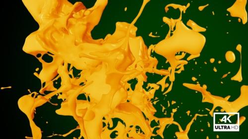 Videohive - Fresh Mango Juice Jet Stream Splash V2 - 33219575 - 33219575