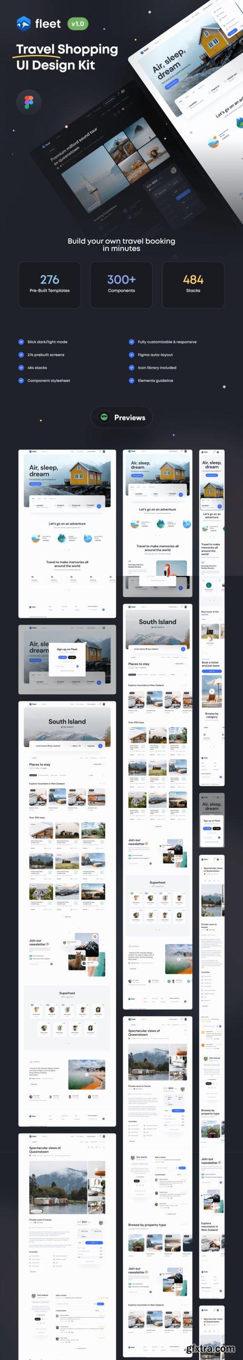 Fleet - Travel Shopping UI Kit