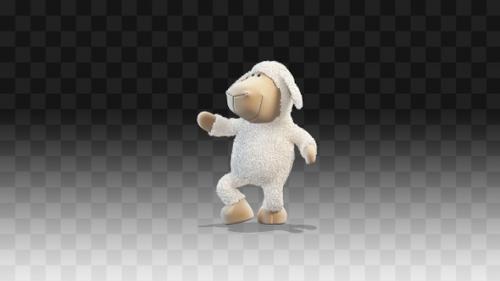 Videohive - Plush little lamb Silly Dancing - 33223808 - 33223808