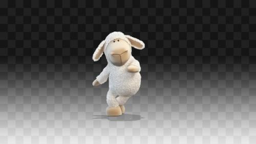 Videohive - Plush Little Lamb Hip Hop Dancing - 33223861 - 33223861