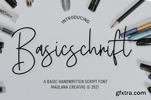 Basicschrift Monoline Script Font