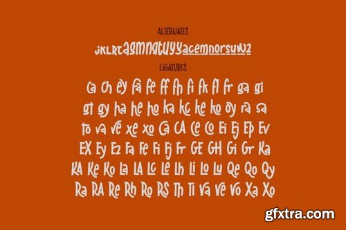 Rogtrilla - A Unique Display Font