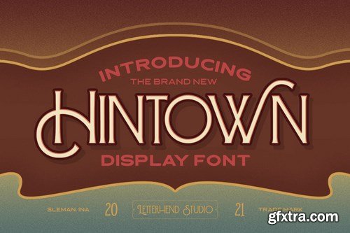 Hintown - Display Font