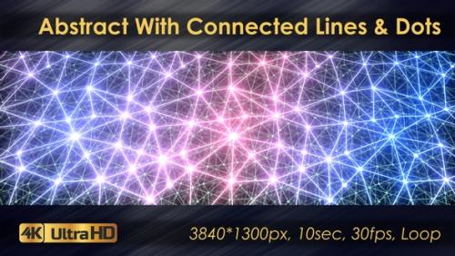 Videohive - Abstract Polygonal Animation With Connected Lines And Dots - 33225768 - 33225768