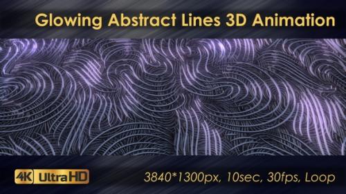 Videohive - Glowing Abstract Wave Lines Seamless Animation - 33225778 - 33225778