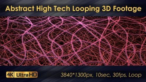 Videohive - Abstract High Tech Looping 3D Footage - 33225779 - 33225779