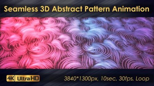 Videohive - Seamless 3D Abstract Pattern Animation - 33225782 - 33225782