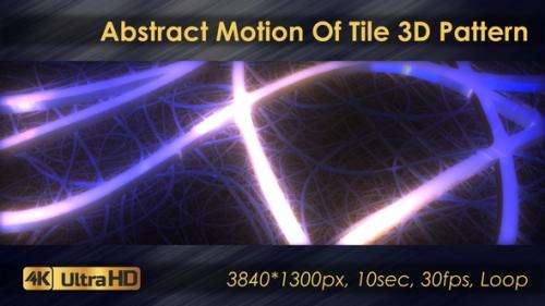 Videohive - Abstract Motion Of Tile 3D Pattern - 33225783 - 33225783