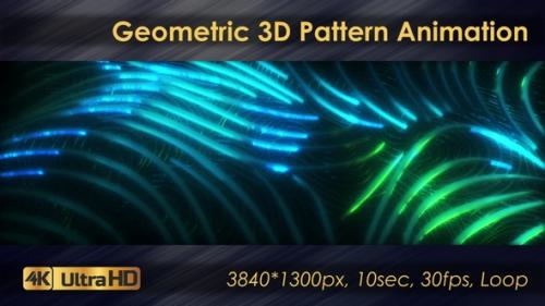 Videohive - Seamless Geometric 3D Pattern Animation - 33225784 - 33225784