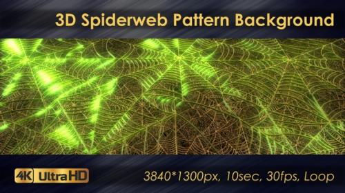 Videohive - 3D Spiderweb Pattern Background - 33225785 - 33225785