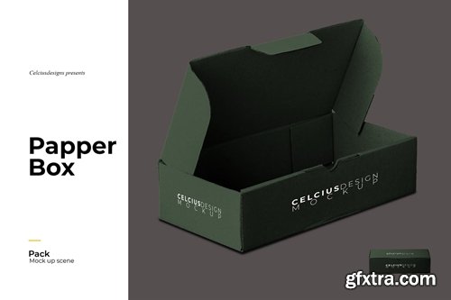 Papper Box Mock Up