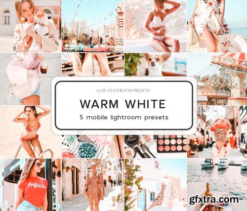 CreativeMarket - 7 WARM WHITE Lightroom Mobile Preset 4247228