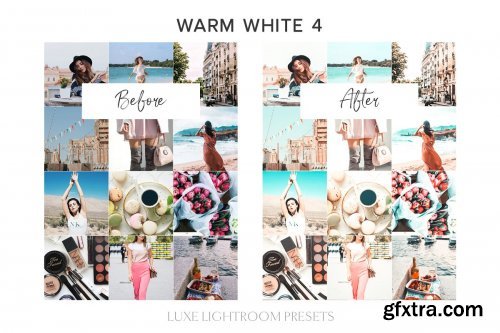 CreativeMarket - 7 WARM WHITE Lightroom Mobile Preset 4247228