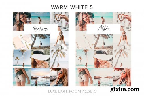 CreativeMarket - 7 WARM WHITE Lightroom Mobile Preset 4247228