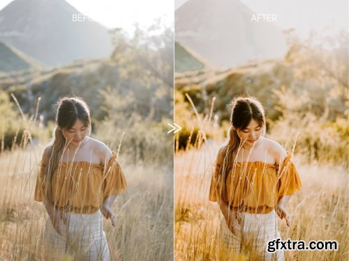 CreativeMarket - Warm GOLDEN GLOW Lightroom Presets 4259781