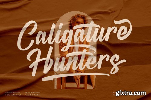 Caligature Hunters Modern Script