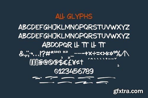 Relost Brush - A Wild Brush Font