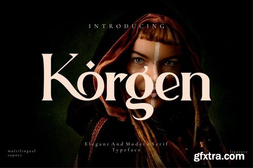 Korgen - Serif Font