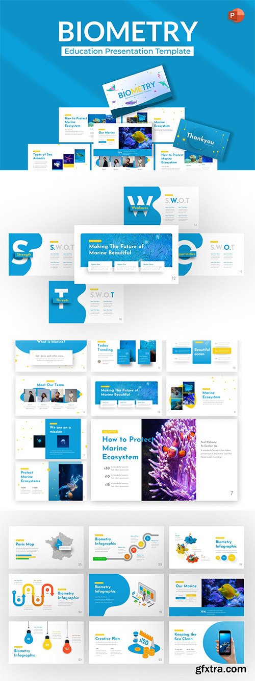 Biometry Education Modern PowerPoint Template