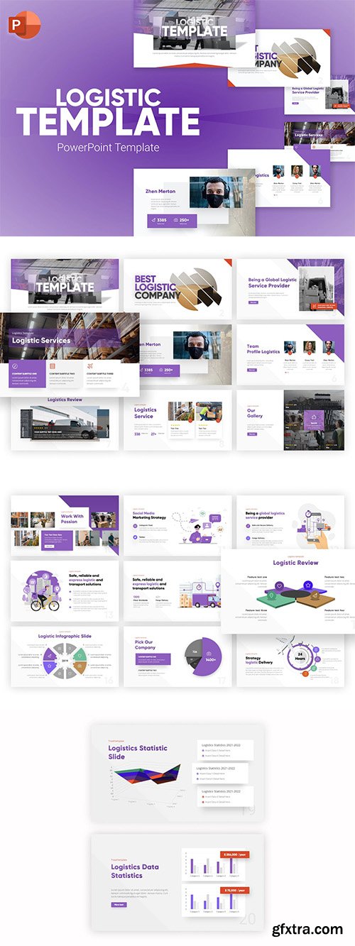 Logistic Modern PowerPoint Template