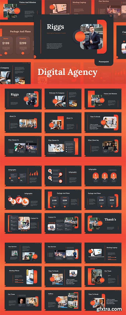 Digital Agency - Powerpoint, Keynote and Google Slides Template