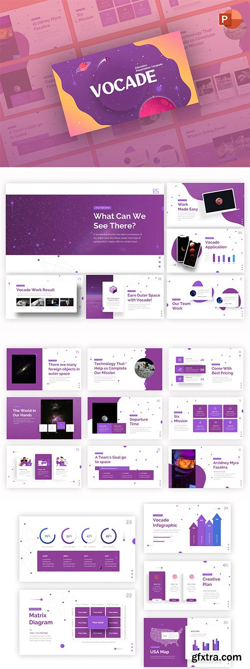 Vocade Education Creative PowerPoint Template