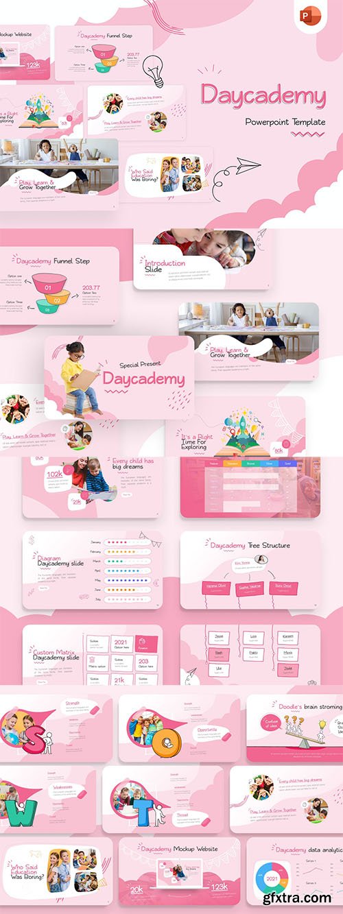 Daycademy Education Creative PowerPoint Template