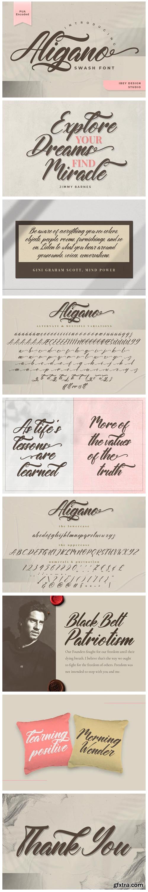 Aligano Font