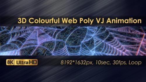 Videohive - Seamless 3D Cobweb Pattern Footage - 33226133 - 33226133