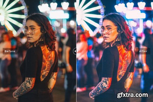 CreativeMarket - Neon Light Pro Lightroom Presets 4041707