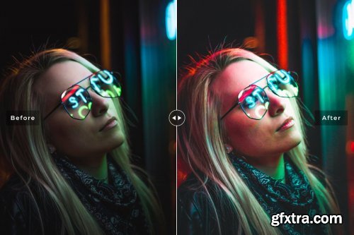 CreativeMarket - Neon Light Pro Lightroom Presets 4041707