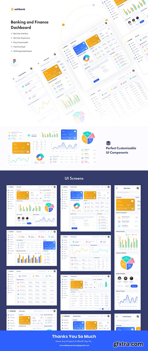 Soft Bank - Banking And Finance Dashboard