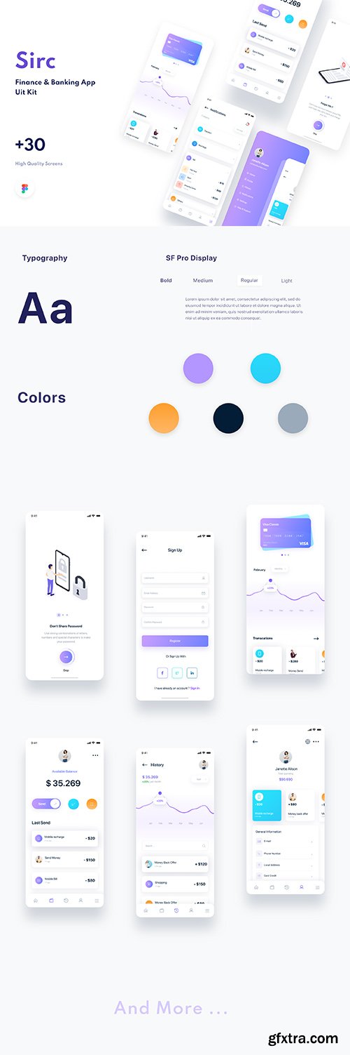 Sirc - Banking App UI Kit
