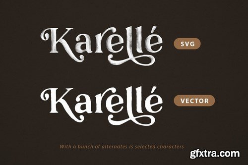 CM - Karelle SVG - An Organic Serif 4368871