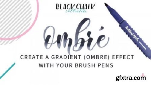 How to get the Ombre Effect with a Brush Pen | Brush Lettering | How to do Ombre Lettering