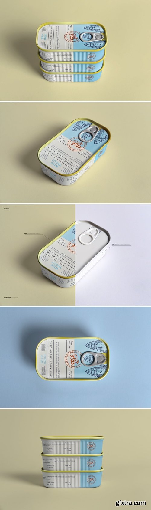 Sardine Can Mockup