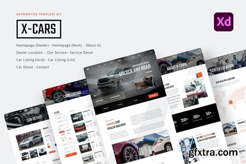 X-Cars - Automotive & Car Rental UI Kit