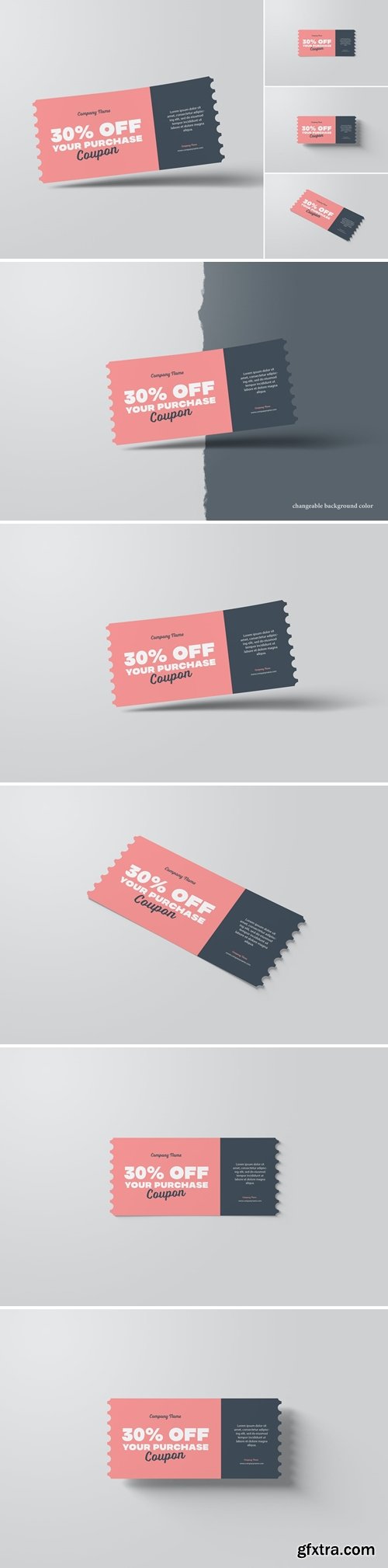 Coupon Mockups